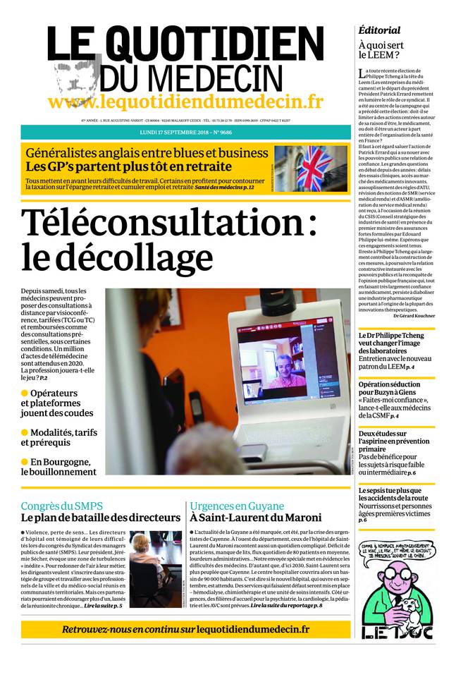 Journal du 17 SEPTEMBRE 2018