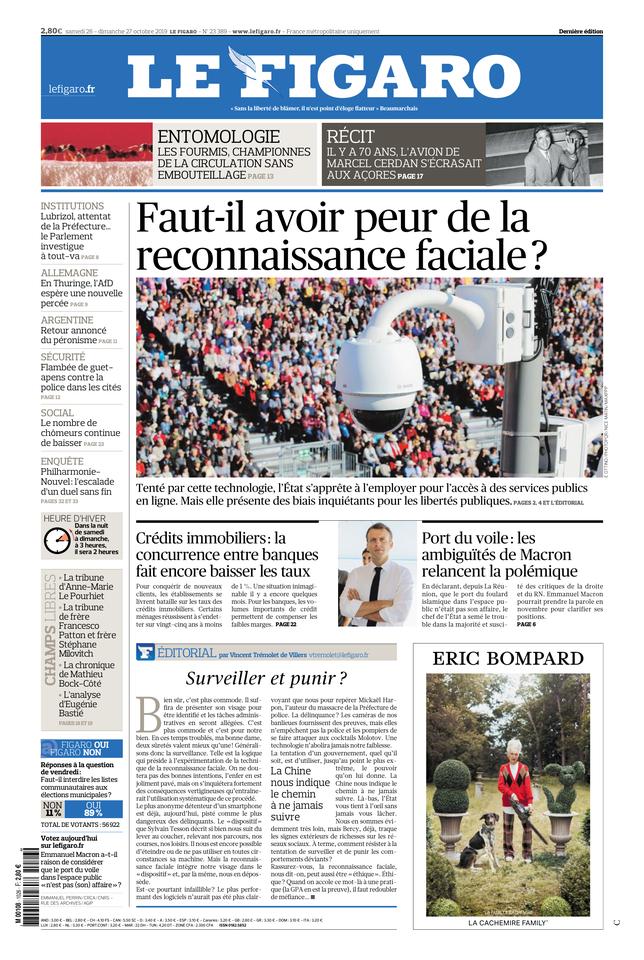 Le Journal Le Figaro Paraît Tous Les Jours C'est Un