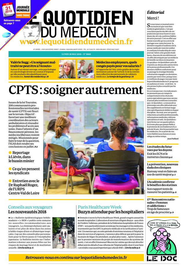 Journal du 28 MAI 2018