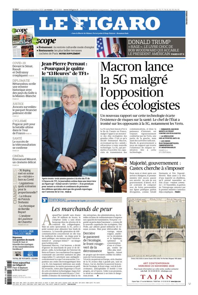 Le Journal Le Figaro Paraît Tous Les Jours C'est Un