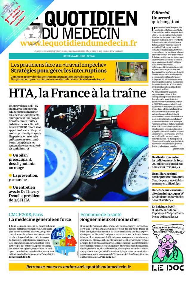 Journal du 30 AVRIL 2018