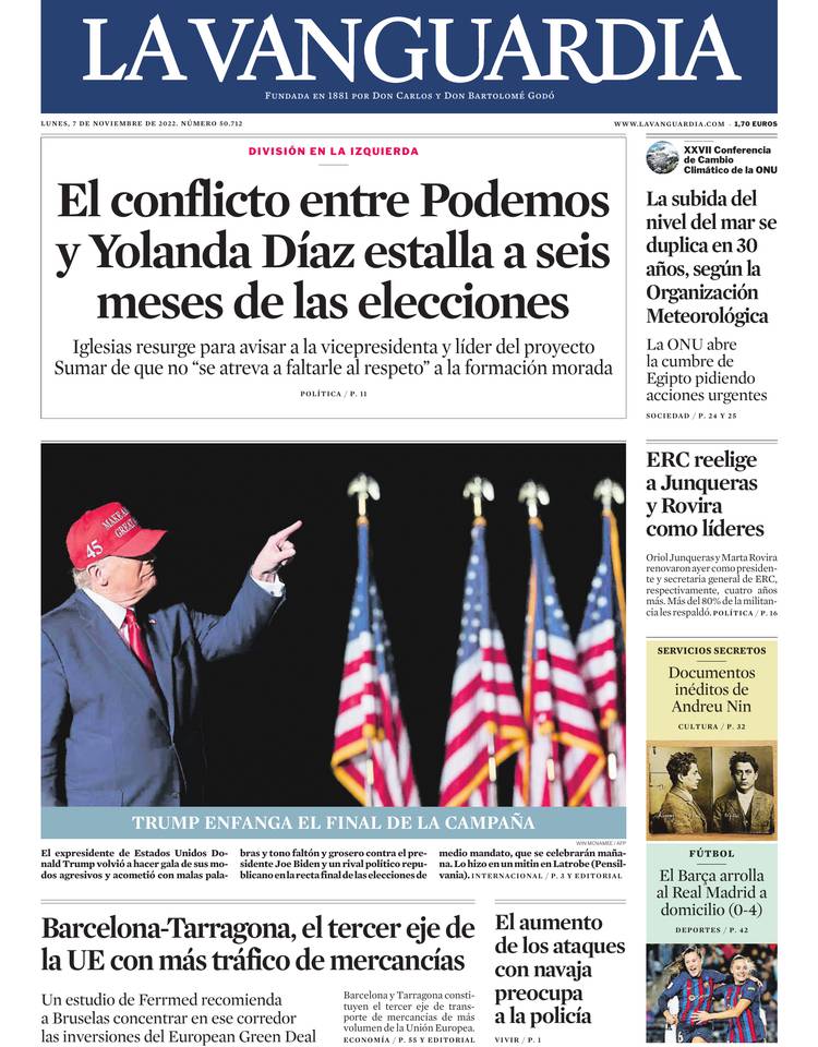 7 De Noviembre De 2022 - La Vanguardia - LaVanguardia