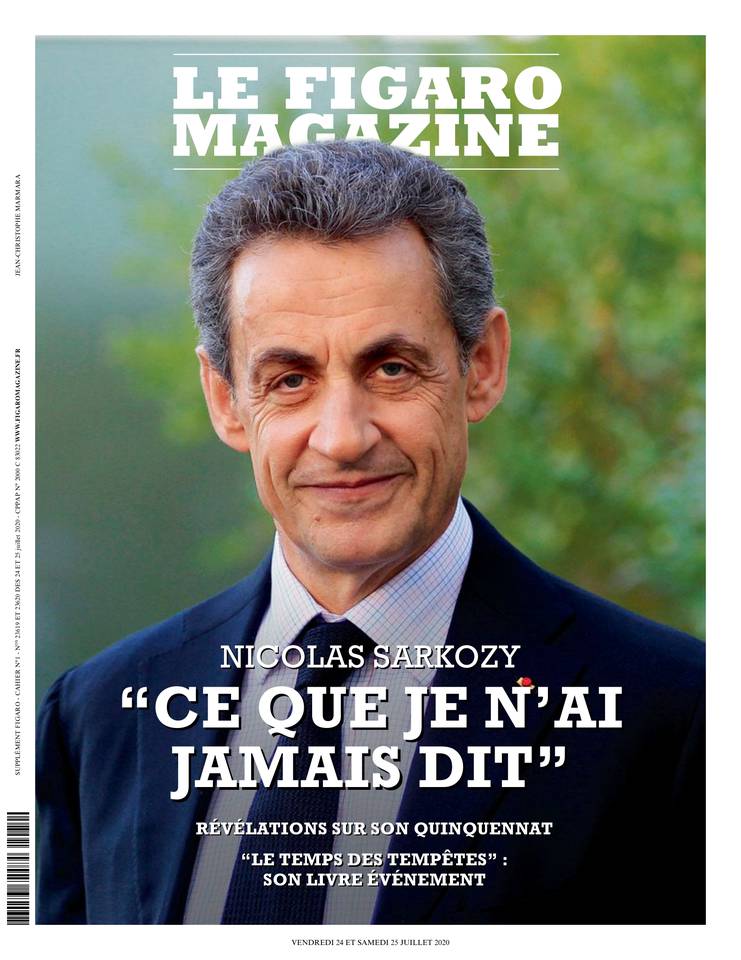 Le Figaro Magazine Une du 24 juillet 2020