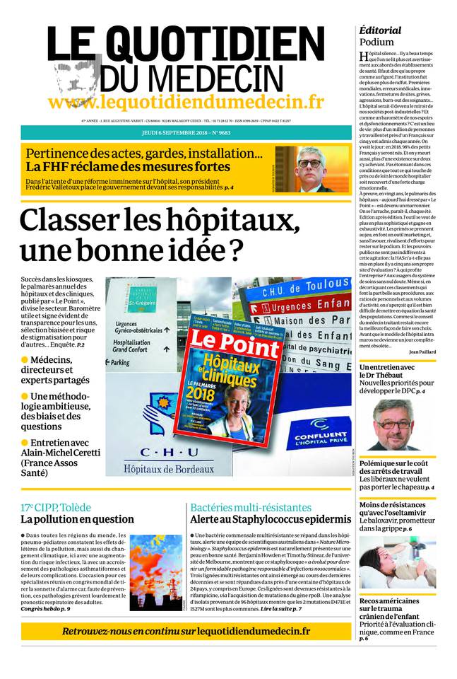Journal du 6 SEPTEMBRE 2018