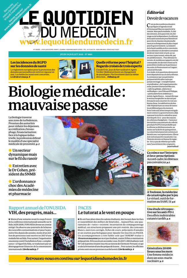 Journal du 19 JUILLET 2018