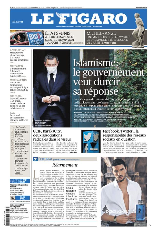 Le Journal Le Figaro Paraît Tous Les Jours C'est Un