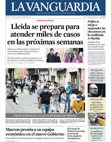 Télécharger Journal Espagnol "La Vanguardia" du 7 juillet 2020 [ES