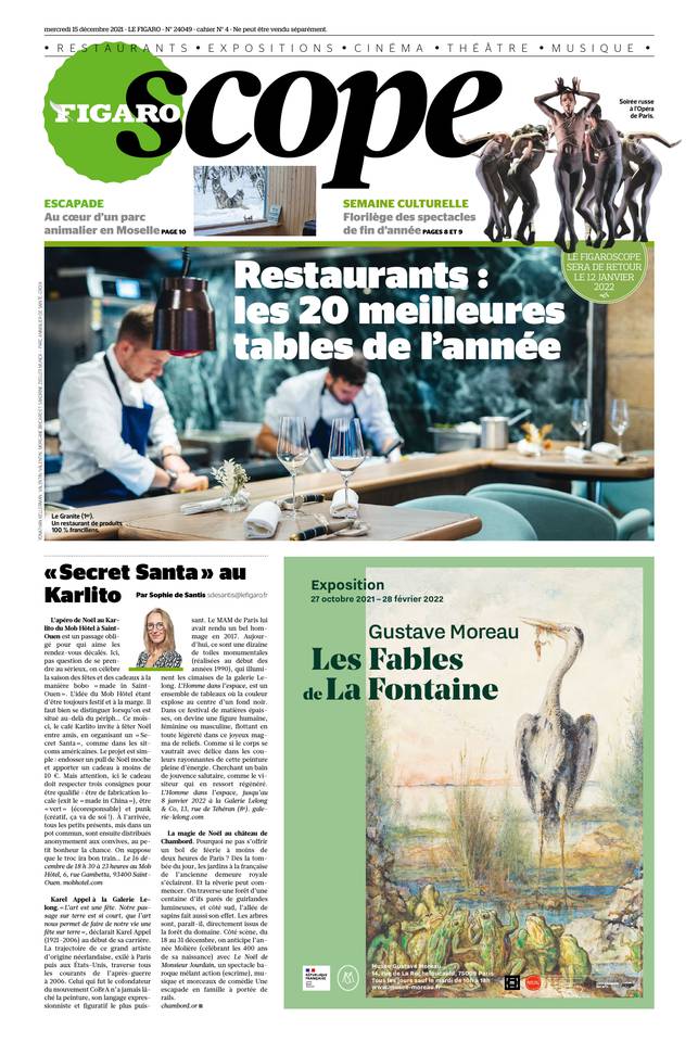 Le Figaroscope du 15 décembre 2021