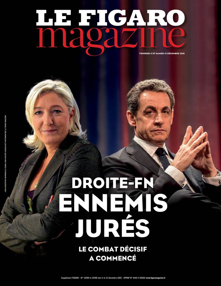 Le Figaro Magazine Une du 11 décembre 2015