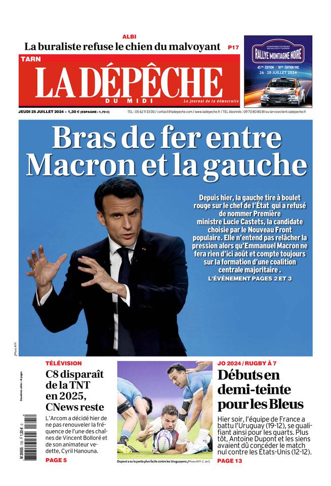 25 juillet 2024 La Dépêche du Midi La Dépêche du midi