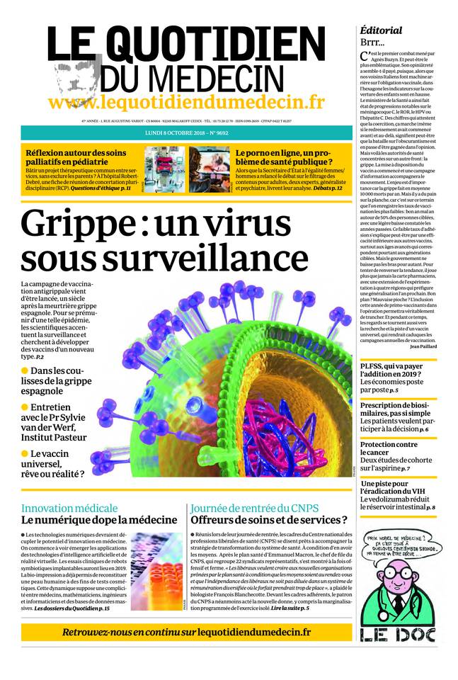 Journal du 8 OCTOBRE 2018