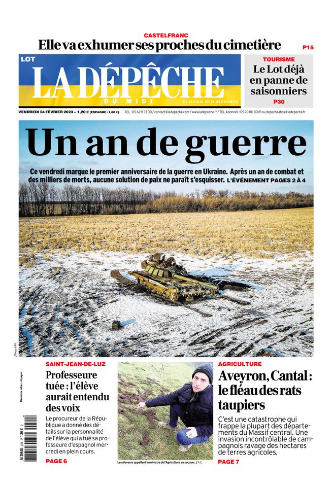24 février 2023 La Dépêche du Midi La Dépêche du midi