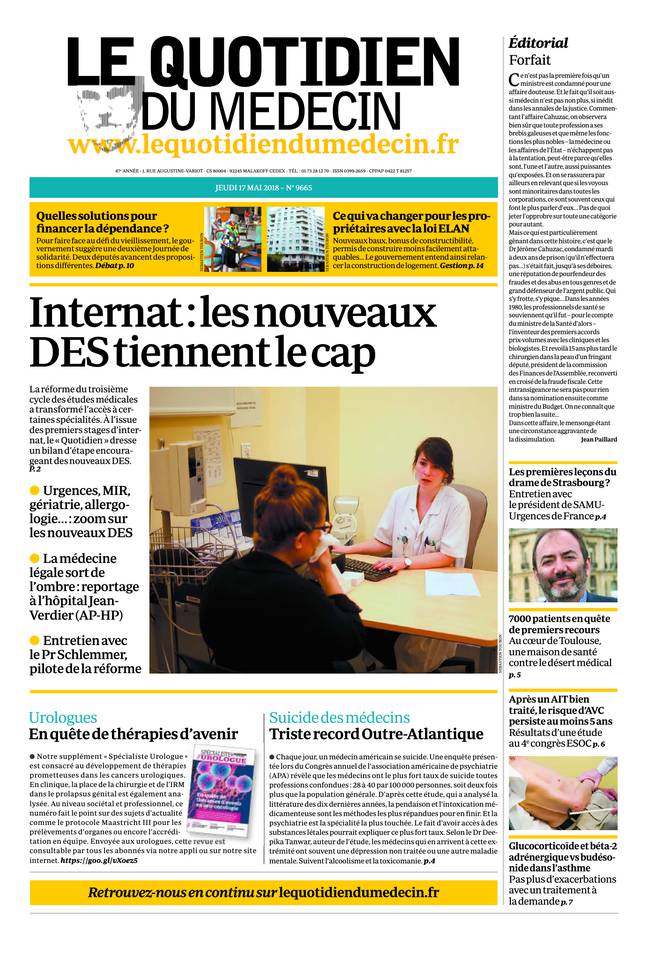 Journal du 17 MAI 2018