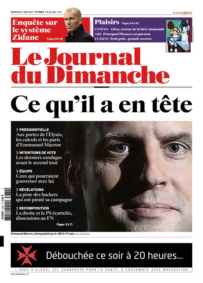 Le Journal du Dimanche n° 3669 du 07 mai 2017