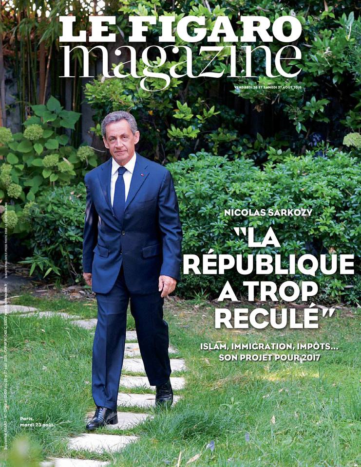 Le Figaro Magazine Une du 26 août 2016