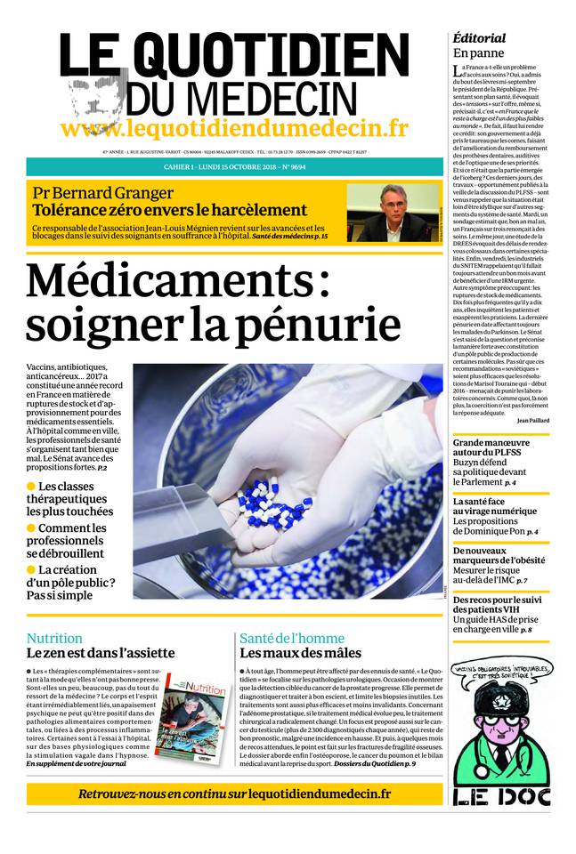 Journal du 15 OCTOBRE 2018