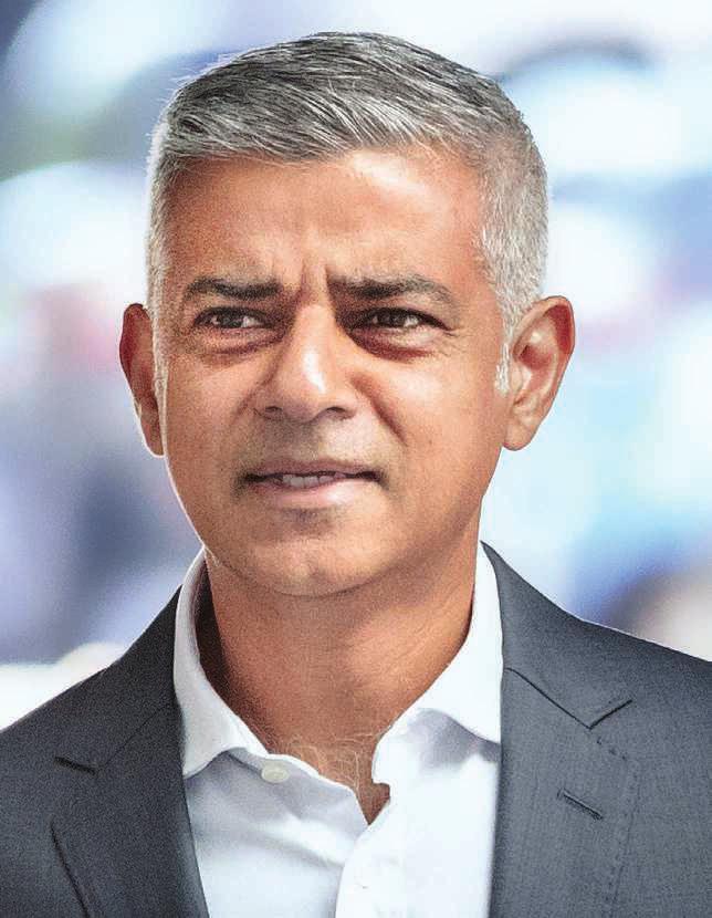 Sadiq Khan, maire de Londres, le 7 mars, à Paris.