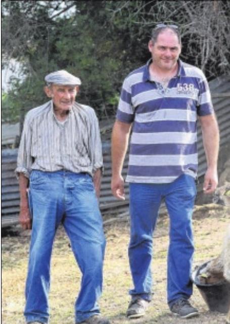 Ange-Marie Gambarelli,48 ans,Jean-Martin Livrelli,88 ans Agriculteurs à a Confina