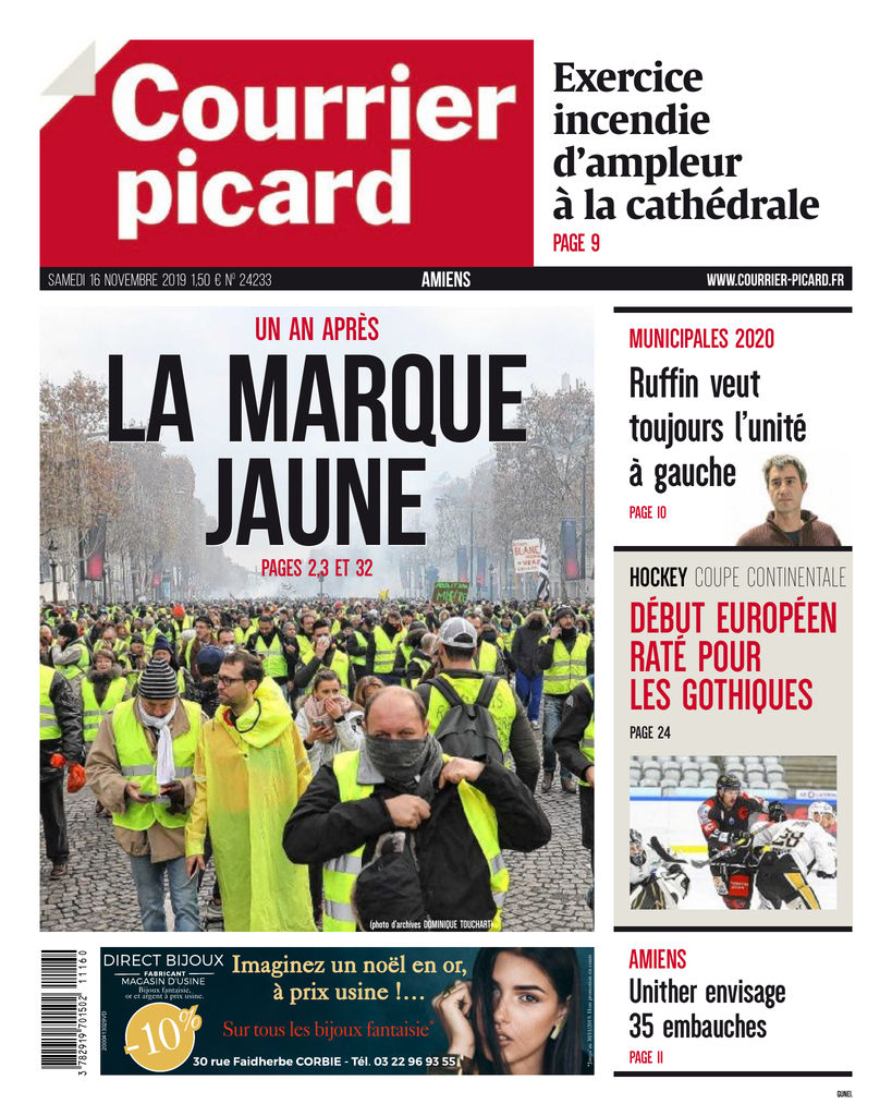 Courrier Picard Amiens Edition Du 16 Nov 2019 Sfr Presse