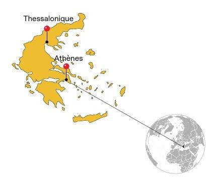 Texte Alexandros Kottis, à Salonique