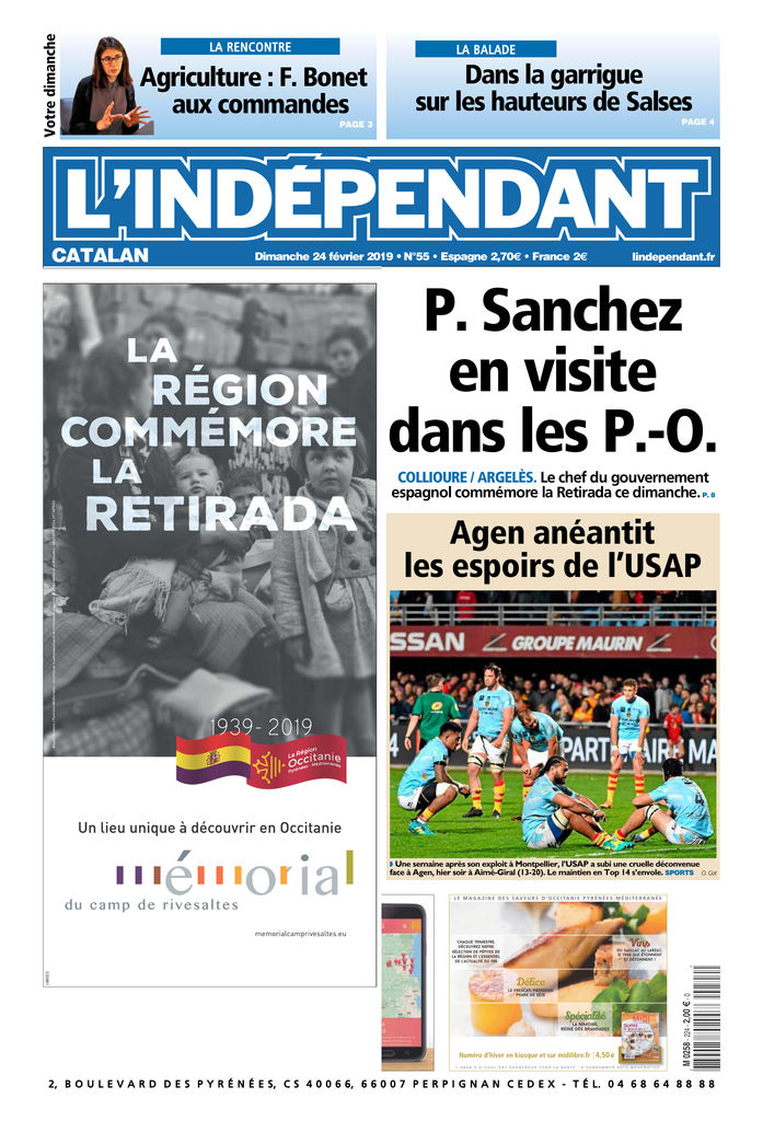 Lindépendant Edition Du 24 Févr 2019 Sfr Presse