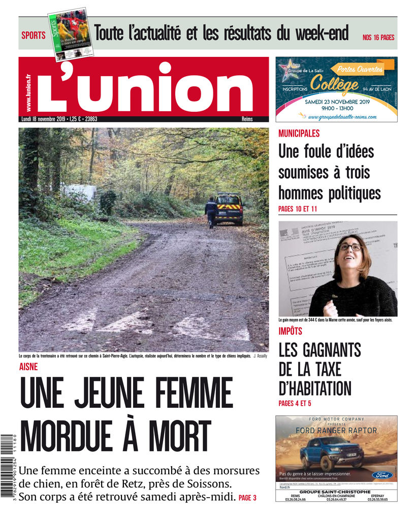 Lunion Reims Edition Du 18 Nov 2019 Sfr Presse