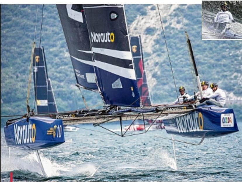 Déborah CHAZELLE,GC32 Racing Tour, finale d’aujourd’hui à dimanche à Toulon. Lire aussi en page 28.