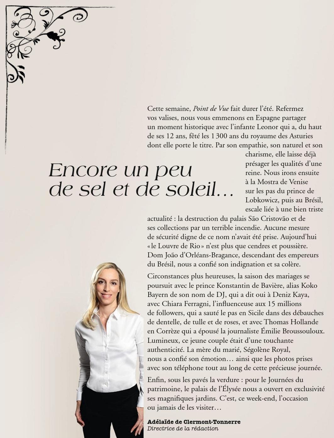 Adélaïde de Clermont-Tonnerre,Directrice de la rédaction