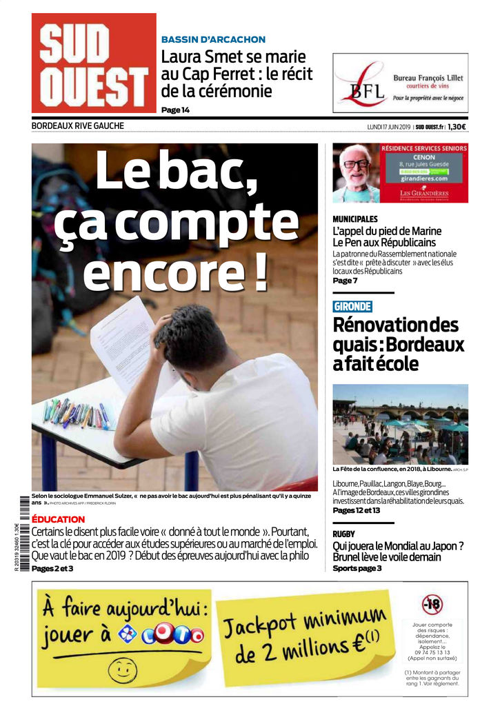 Journal Sud Ouest Aujourd Hui