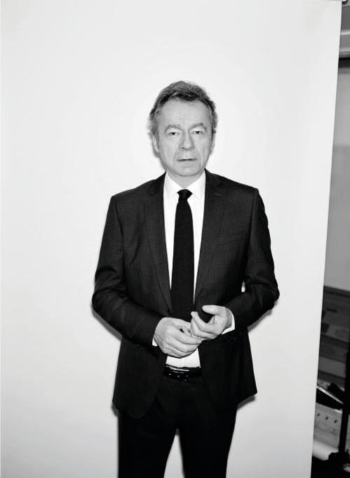 MICHEL DENISOT,Conseiller éditorial de Vanity Fair, photographié par Samuel Kirszenbaum.