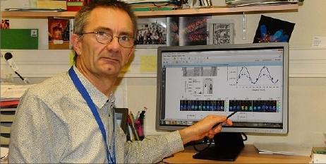 NANCY CATTAN,1. Cell Mol Life Sci. 2018 Nov 2.Ce modèle original (la souris Rev-Luc),permet de suivre de manière non invasive le fonctionnement des horloges périphériques en utilisant la bioluminescence.