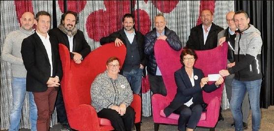 LY. F.,1. En présence des partenaires Dylan Peyras, directeur du casino Joa, d’André Senanedj,président du Rotary clubToulon Levant, de Daniel Tucillo, président d’Alliance Majeure et d’Eric Marro,adjoint à la culture.