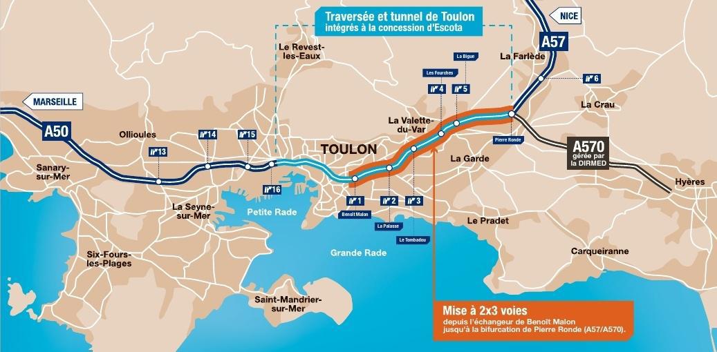 Améliorer les conditions de circulation à l’Est de Toulon  SFR Presse