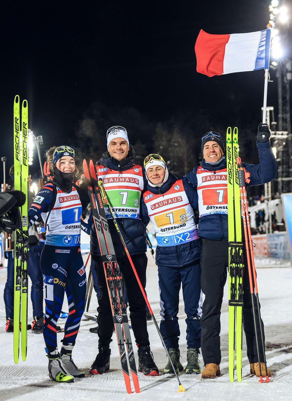 Biathlon : Première Victoire Française En Relais Mixte En Coupe Du ...