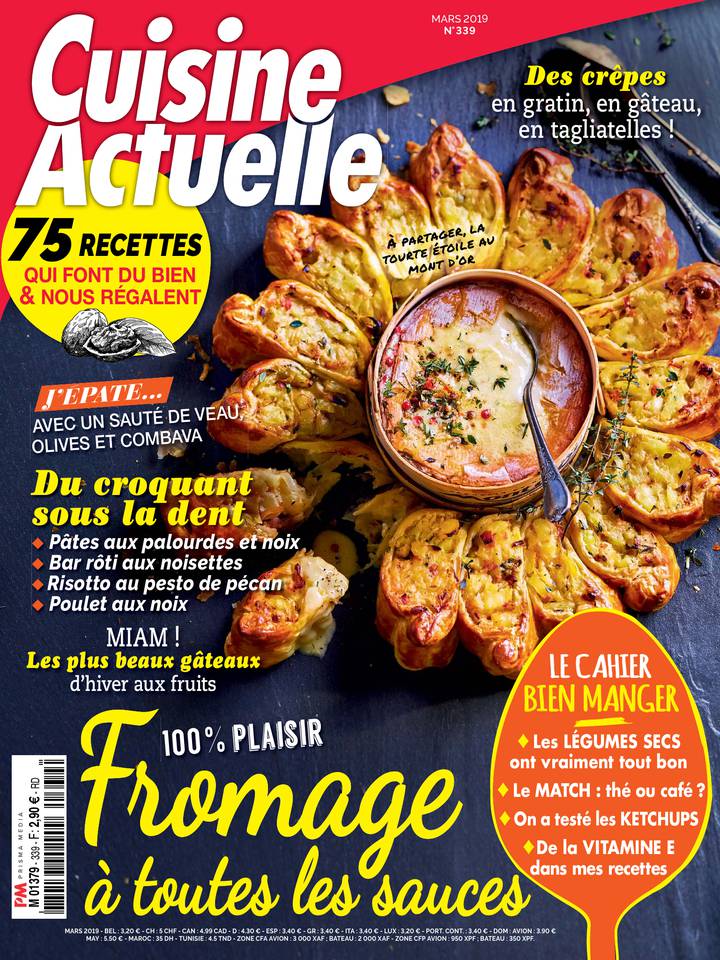Cuisine Actuelle 04 février 2019 Abonnement à Cuisine Actuelle Pas Cher avec le BOUQUET ePresse.fr