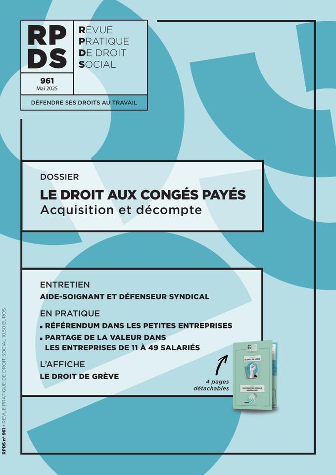 Revue Pratique de Droit Social (RPDS)