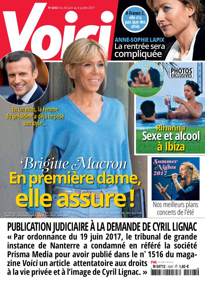 Voici 30 juin 2017 Voici N°1547 du 30 juin 2017 à télécharger sur iPad