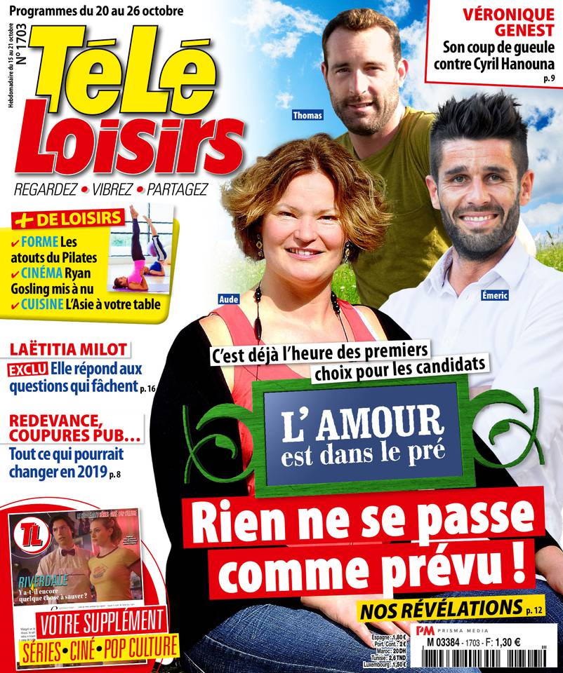 Télé Loisirs 15 octobre 2018 Abonnement Télé Loisirs Pas Cher avec le BOUQUET ePresse.fr