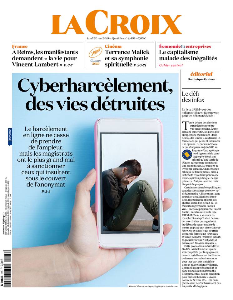 La Croix 20 mai 2019 La Croix du 20 mai 2019 à télécharger sur iPad