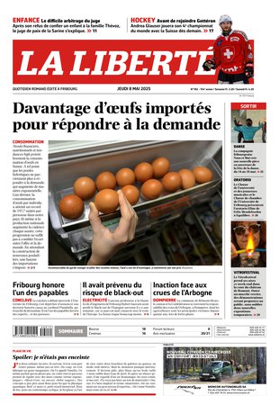 Couverture du magazine en date du 2025-05-08
