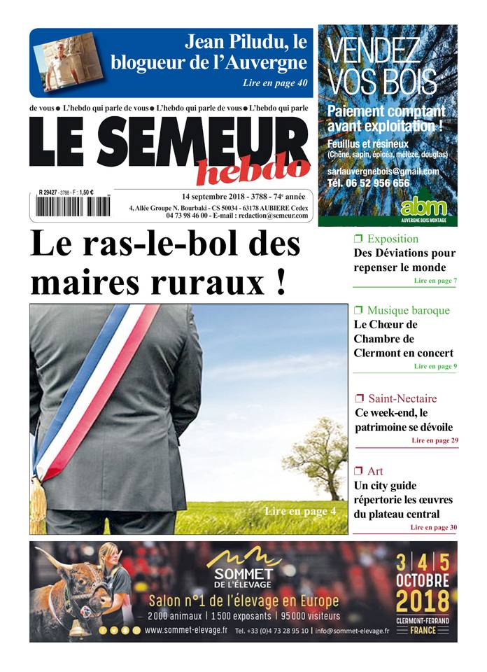 Le Semeur Hebdo 14 septembre 2018 Le Semeur Hebdo
