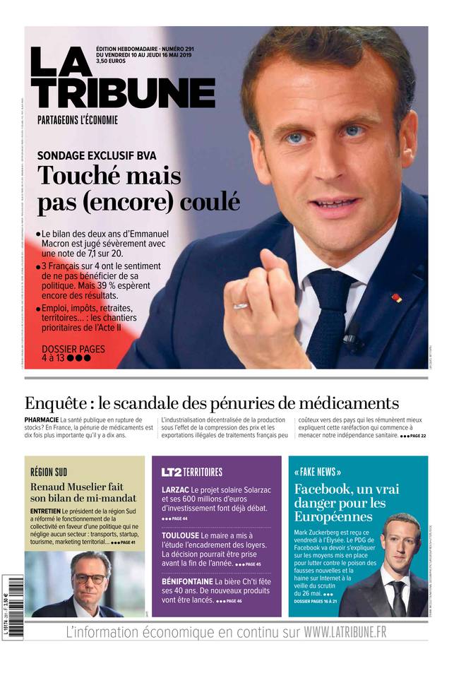 La Tribune Hebdomadaire 10 mai 2019 La Tribune Hebdomadaire du 10 mai 2019 à télécharger sur iPad