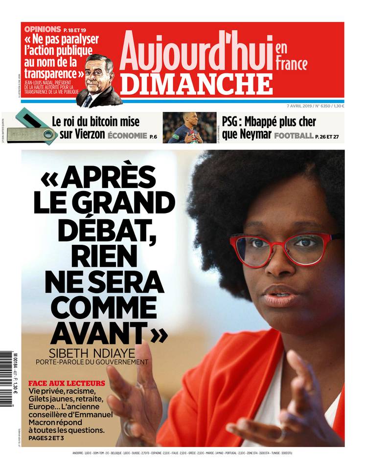 Aujourd'hui en France 07 avril 2019 Aujourd'hui en France du 07 avril 2019 à télécharger sur iPad