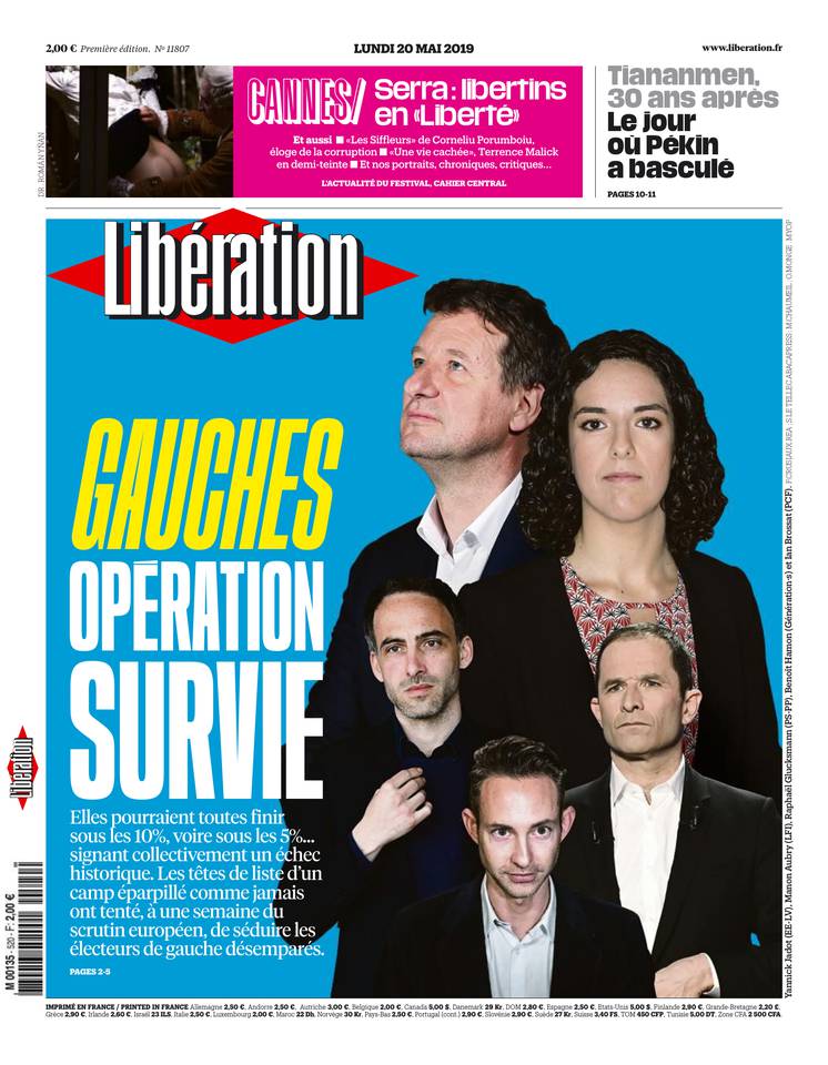 Libération 20 mai 2019 Libération du 20 mai 2019 à télécharger sur iPad
