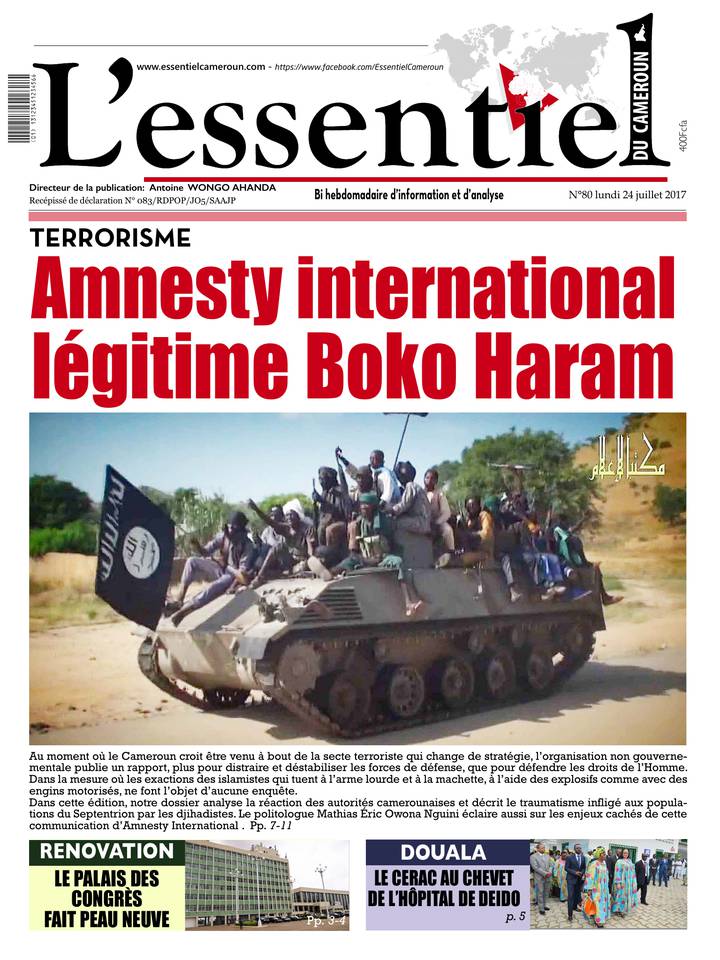 L'essentiel du Cameroun 24 juillet 2017 L'essentiel du Cameroun du 24 juillet 2017