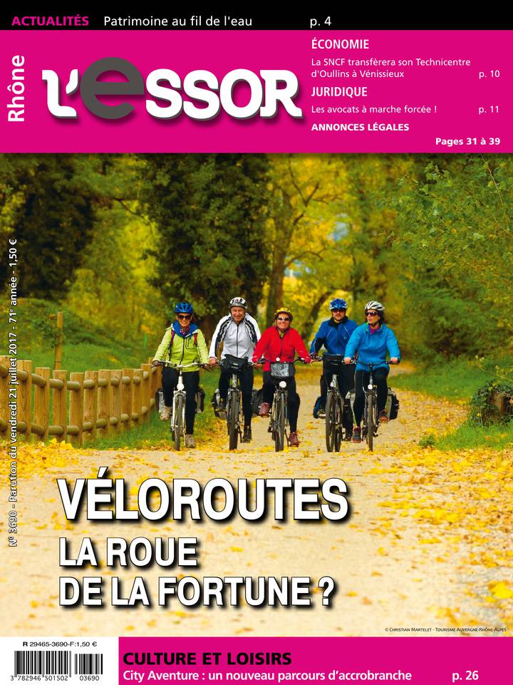 L'Essor RHONE 21 juillet 2017 L'Essor RHONE du 21 juillet 2017 à télécharger sur iPad