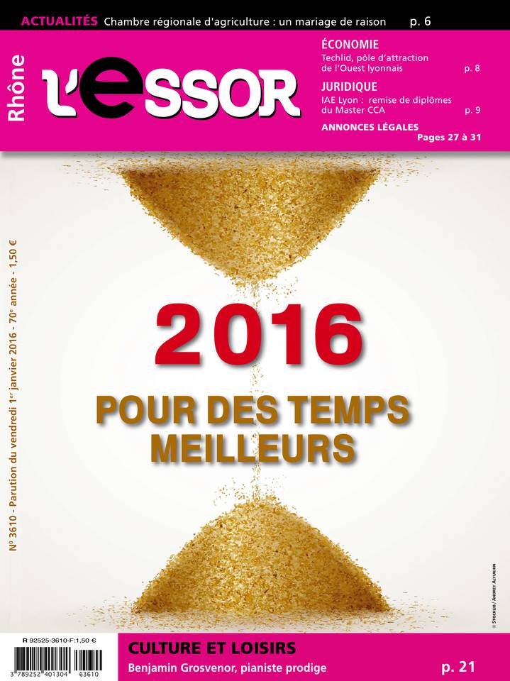 L'Essor RHONE 01 janvier 2016 L'Essor RHONE du 01 janvier 2016 à télécharger sur iPad