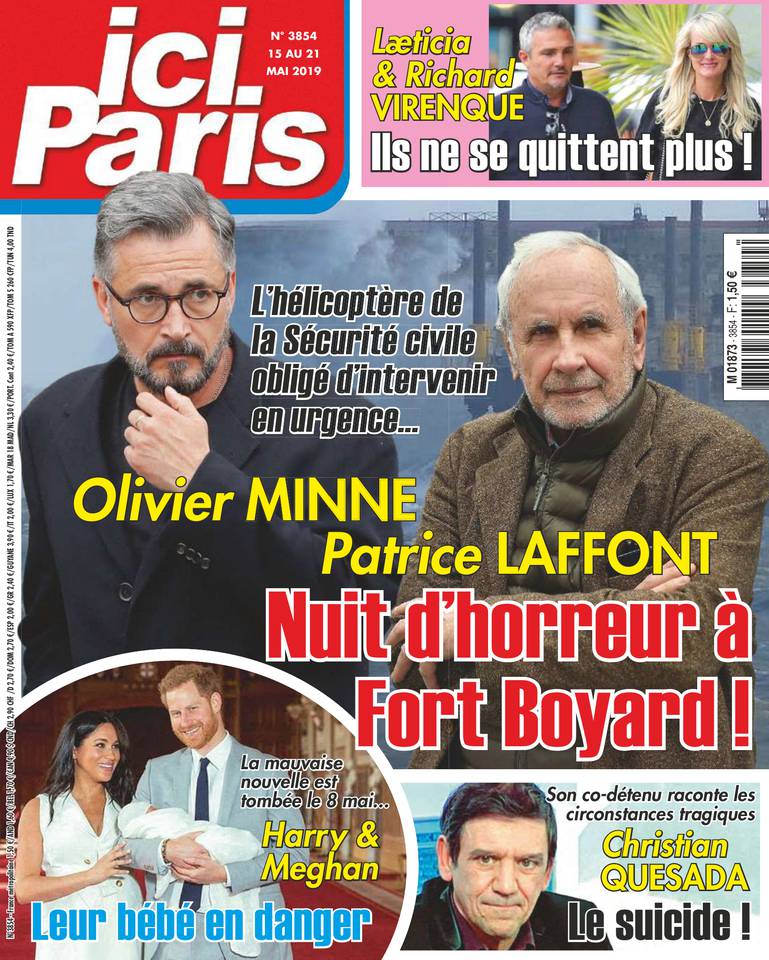 Ici Paris 15 mai 2019 Ici Paris N°3854 du 15 mai 2019 à télécharger sur iPad