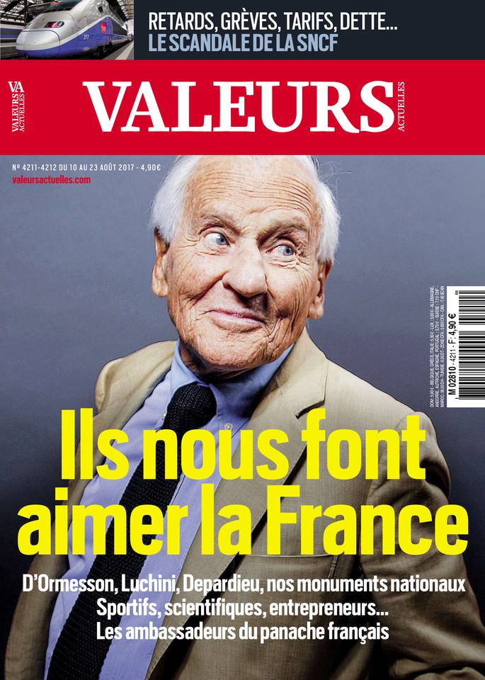 Valeurs actuelles 10 août 2017 Valeurs actuelles N°4211 du 10 août 2017 à télécharger sur iPad