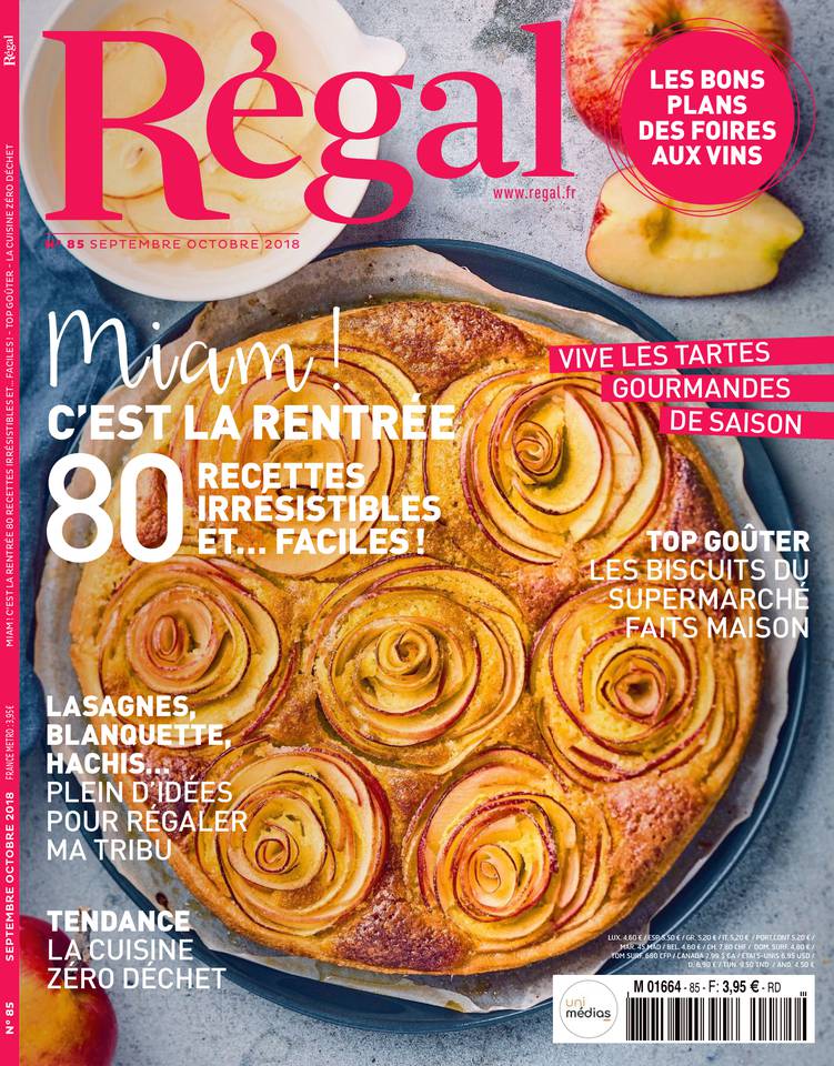 Régal 30 août 2018 Abonnement Régal Pas Cher avec le BOUQUET À LA CARTE ePresse.fr